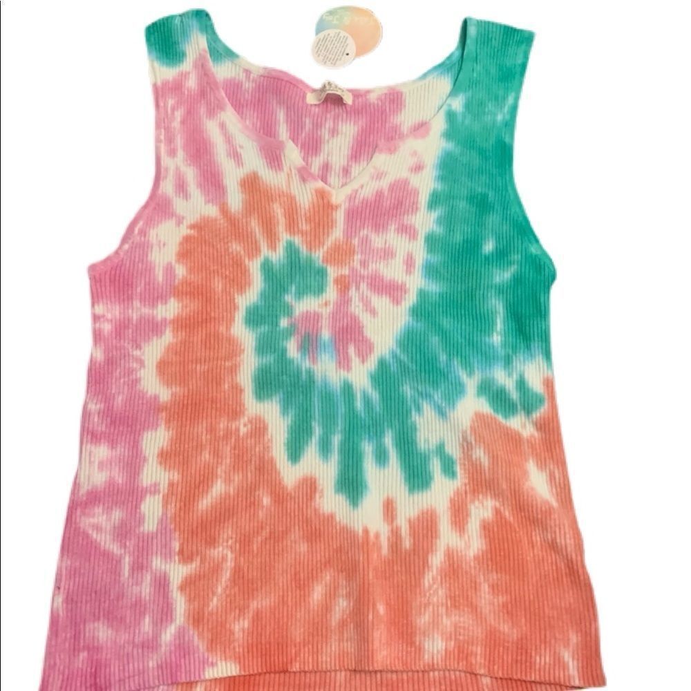 Tie Dye Sweater Tank